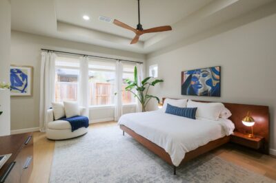 Spacious master bedroom