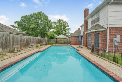 SParkling private pool perfect for texas summers